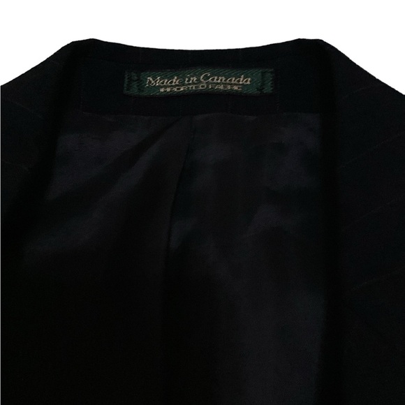 Dean Olson 100% Wool Men’s Blazer Size 40 Made In Canada Glenn Ellyn Vintage - Picture 3 of 12